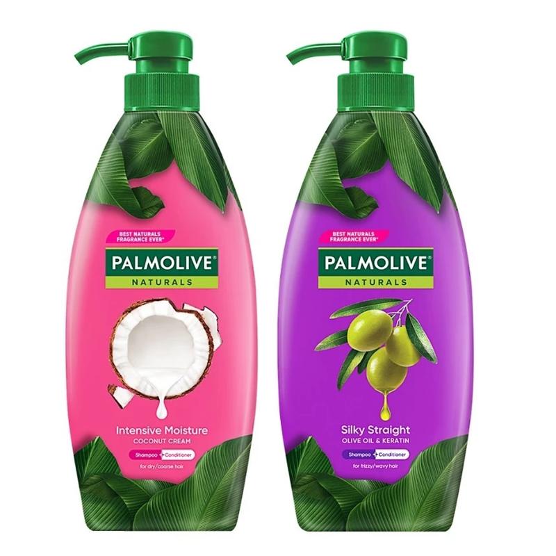 Dầu gội Palmolive chiết xuất Sữa dừa hoặc Keratin kết hợp quả ô liu 600ml/chai