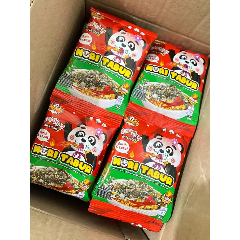 (1 DUS ISI 8 RENCENG) NORI TABUR NORIGO | NORI MURAH | RUMPUT LAUT 5