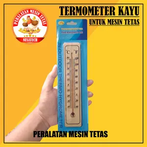 Termometer Termometer kayu untuk Ruangan Dan Mesin Tetas