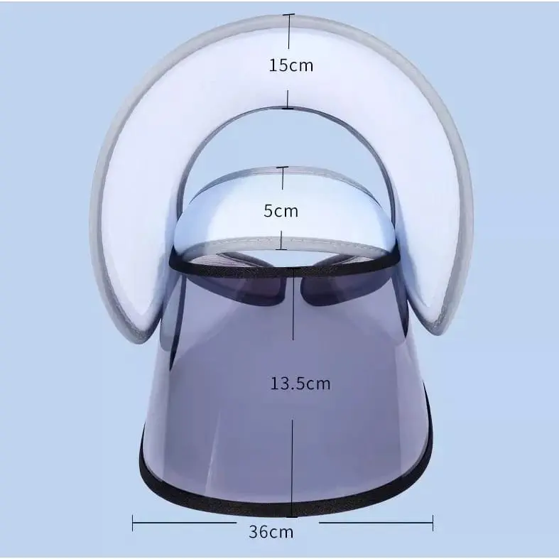 TOPI GOLF KOREA TOPI ANTI UV DOUBLE VISOR TOPI BERFUNGSI FACE SHIELD 4