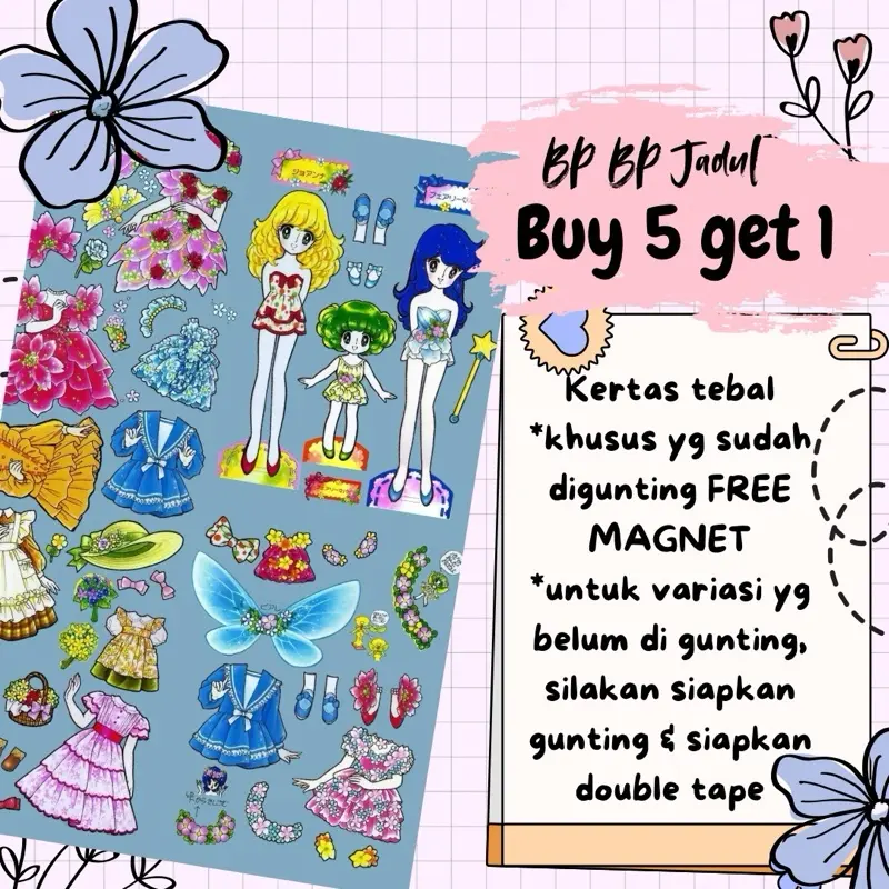 PAPERDOLL BP BPAN PAPER DOLL ORANG ORANGAN KERTAS MAINAN KERTAS BEPE BEPEAN KERTAS 2