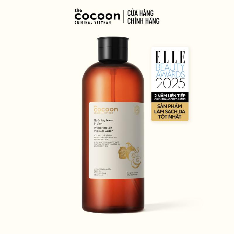 Supersize - Nước tẩy trang bí đao Cocoon tẩy sạch makeup & giảm dầu 1000ml