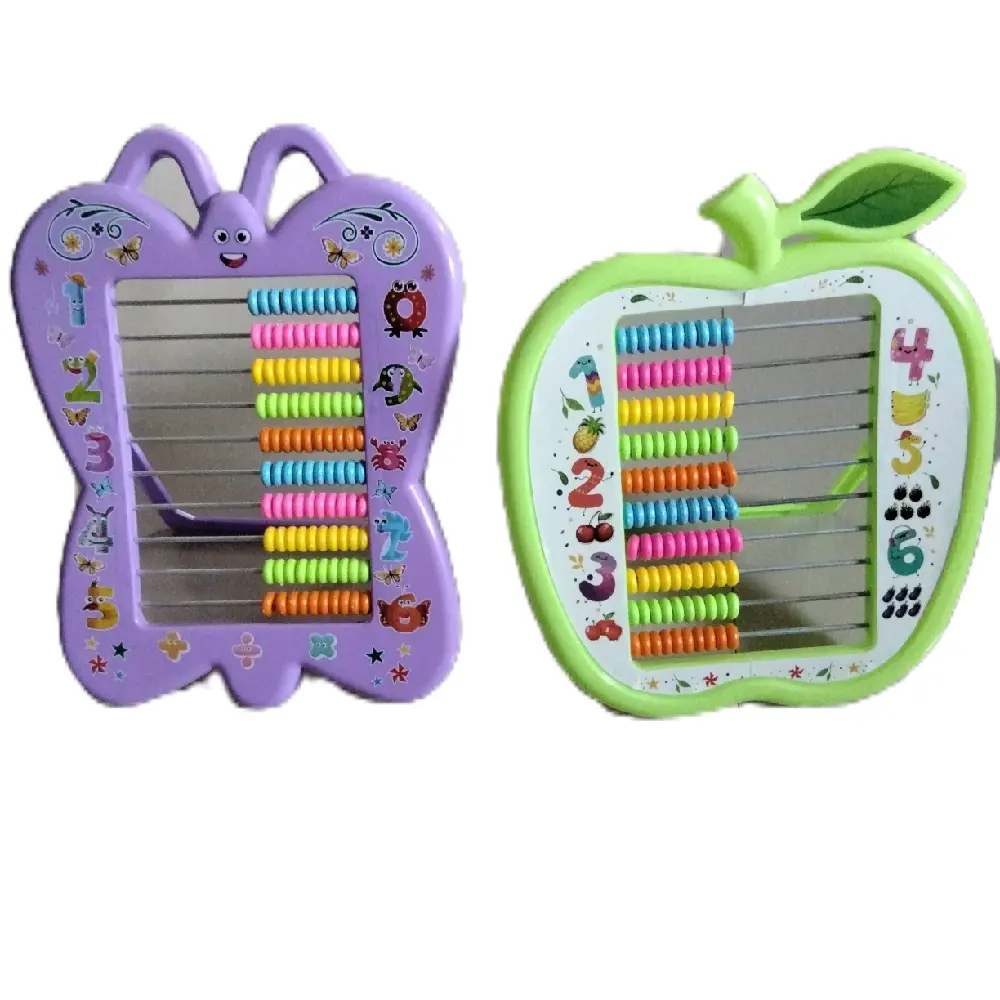 Sempoa/Simpua Alat Hitung Tradisional/Sempoa Caracter Fruit&Animal/Alat Bantu Hitung Belajar/ Toys