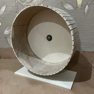 jogging wheel roda landak mini hamster sugar glider wood 20cm 25cm