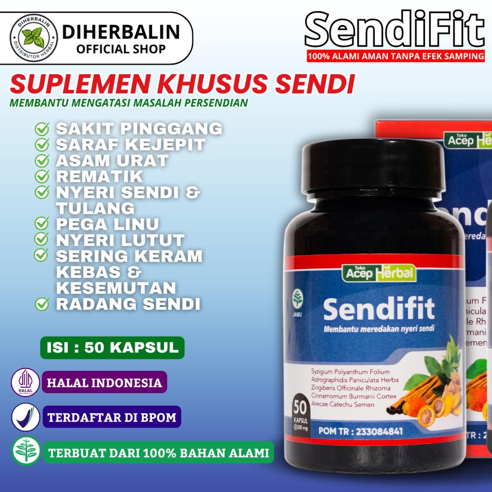 Diherbalin SendiFit Atasi Kebas Kesemutan Mati Rasa Kram Otot Neuropati Gangguan Fungsi Saraf Telapak Kaki Terasa Panas