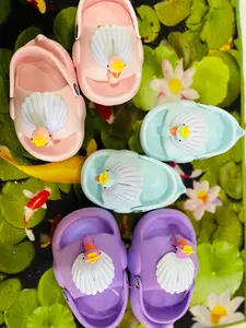 Sandal anak perempuan Sandal Selop DuluxAnak Perempuan Tali Belakang Karakter Angsa (20 - 25)