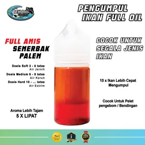 BEHAKI Essen Pengumpul Ikan Aroma Amis Kuat & Super Semerbak 15ml & 30ml Untuk Segala Jenis Ikan & Liaran Lomba Harian Pelampungan Galapung Galatama Quality Bait For Fishing