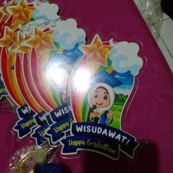 Product Review of MODEL PS AKRILIK 3mm Plakat Wisuda Piala Wisuda Anak TK/PAUD from a**0 0