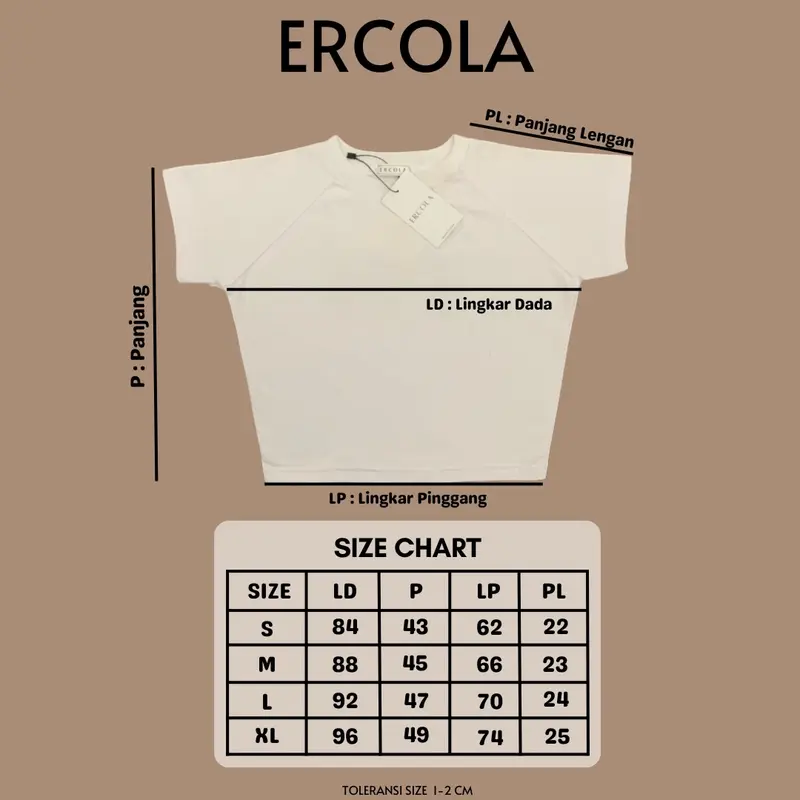 Ercola - Crop Top  Atasan Y2k TTY 3
