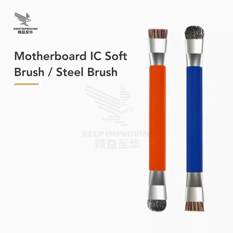 Double Head Anti-Static ESD Safe Hard Brush For Phone Motherboard Circuit Board Cleaner for Computer Keyboard Cleaning