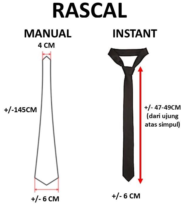 NEXTTHING.ID - RASCAL DASI MANUAL & INSTANT dasi pria dasi wanita dasi kantor dasi instant dasi manual 2