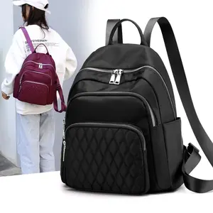 [Promo Terbatas] Ransel Wanita 2024 Tas Selempang Bordir Fashion Wanita Korean Model Chibao Nylon Ukuran besar 34x28x15cm Ransel Kerja Kuliah Sekolah, Ransel Chibao Dora Bordir