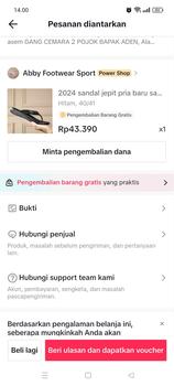 Product Review of 2024 sandal jepit pria baru sandal kasual pria sandal kasual pria sandal anak laki-laki sepatu pantai sandal karet pria sandal karet pria sandal dewasa sandal gunung sandal mengepel pria Hitam Putih from a**l 1