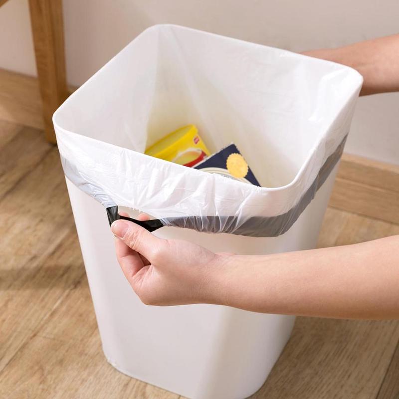 Product Introduction of Drawstring Garbage Bag Disposable Thickened Household Cleaning Portable Automatic Closing Waterproof Kitchen Storage Trash Pouch 3