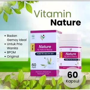 Penggemuk Badan BPOM Nature Gemuk Badan Cepat Pria Wanita Aman Usia Di Atas 5 Tahun Herbal 60 Kapsul