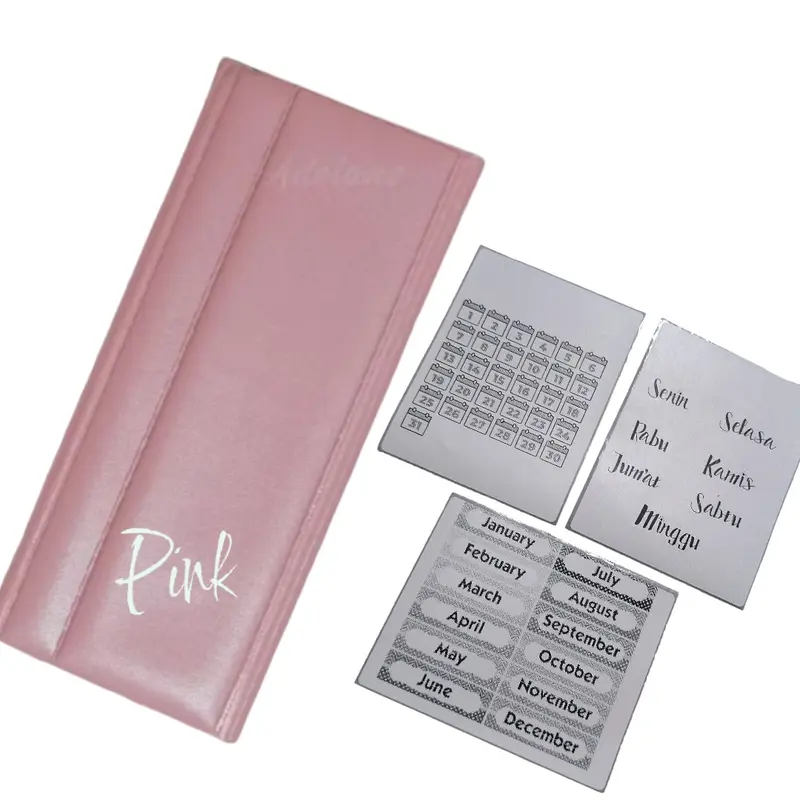 DOMPET DISIPLIN KEUANGAN + STIKER THERMAL Wanita Kartu Kulit sintetis 0