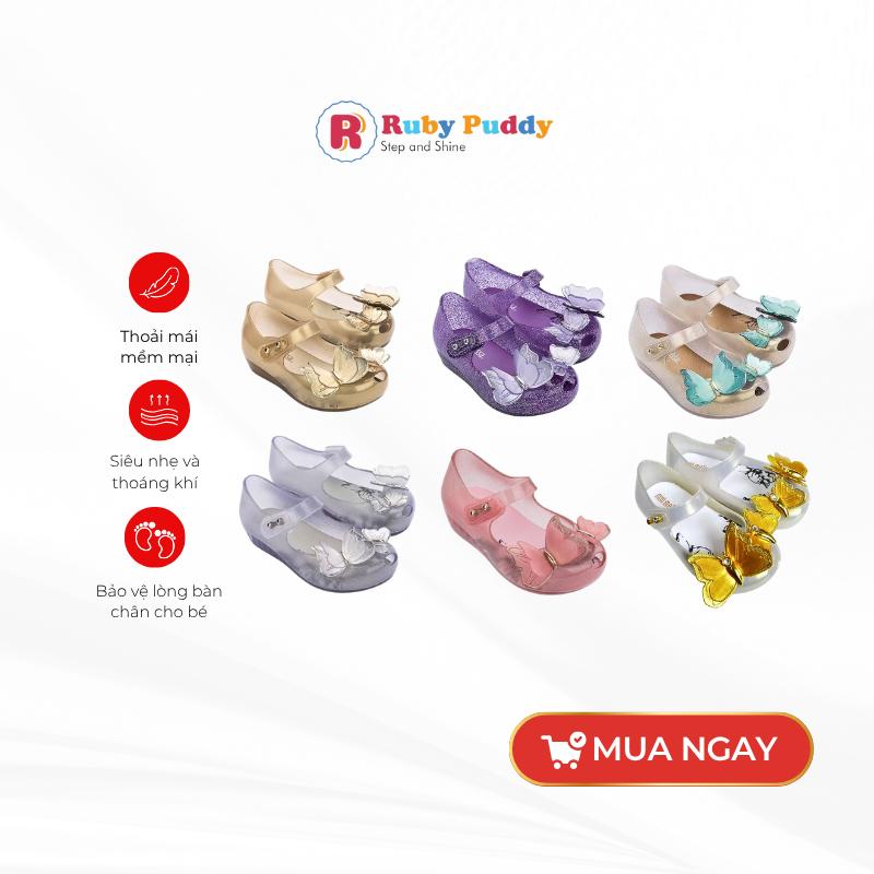 Giày Sandan Nhựa Thơm Melissa Chống Nước Chống Trơn Trượt Dành Cho Bé Từ 2-8 Tuổi