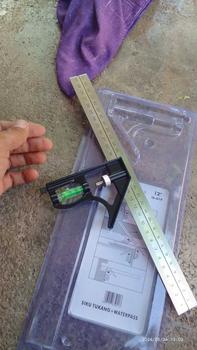 Product Review of SIKU TUKANG WATERPASS IGM 12in - Grafir Penggaris Siku Waterpas L 12 inci Mistar Siku Kombinasi Siku Bangunan 30 cm Siku Waterpass Multiguna IGM IS-019 from ƙ**ɳ α**ɳ 2