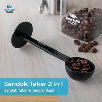 Gambar 2 in 1 Sendok Takar Kopi Measuring Spoon + Coffee Tamper CT057 dari PT KCheck Kota Administrasi Jakarta Barat 1 Tokopedia