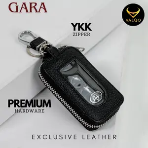 VALQO GARA Gantungan kunci Kulit Sapi Bisa untuk tempat Remot & Dompet STNK Mobil Motor Car