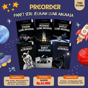 Paket Jelajah Luar Angkasa - isi 6 buku [Pustaka Hulwah x Ranah Buku]