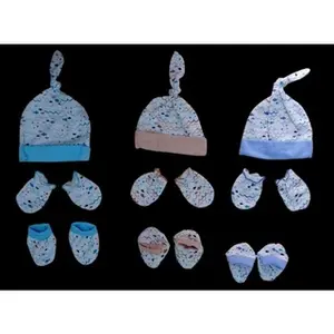 Ido Set Topi, Sarung Tangan Kaos Kaki Bayi Baru Lahir Kualitas SNI
