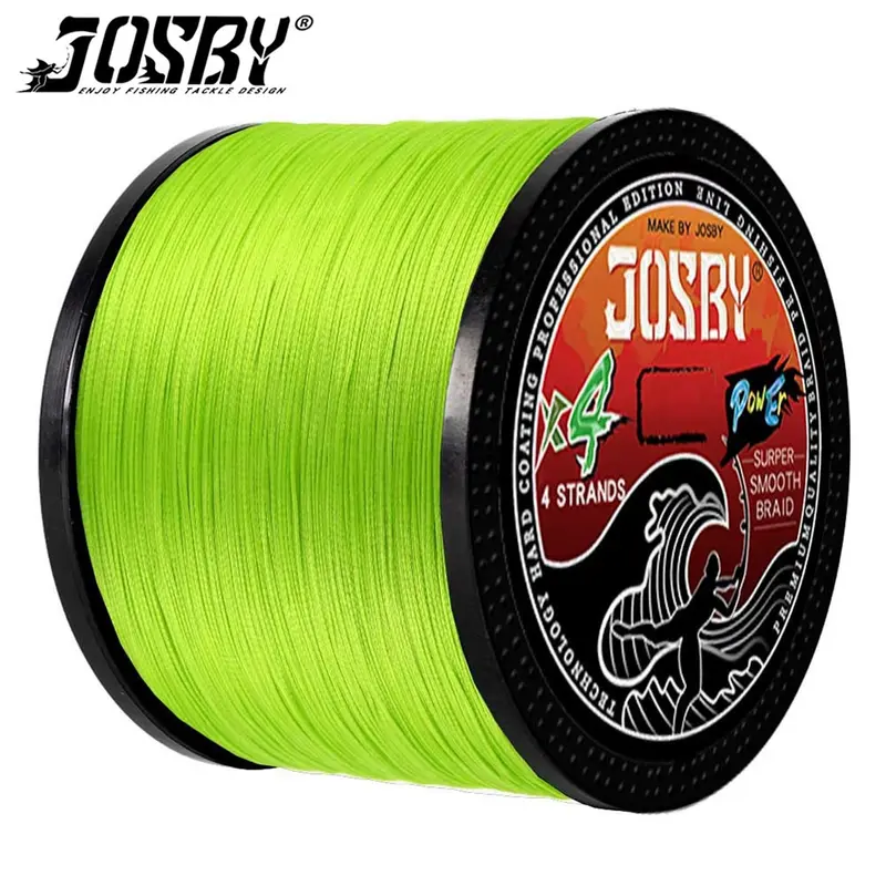 Dây PE, JOSBY, 4 Sợi, 100M, 300M, Bện Nhiều Màu, Dây 100% PE, Thích Hợp Cho Nước Biển, Nước Ngọt, Cá Chép, Cá Tra, Cá Vược, Dệt Giá Rẻ, Để Câu Cá, Pesca 0