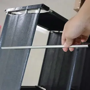 BAS Rak buku serbaguna lemari buku lemari multifungsi 2 susun