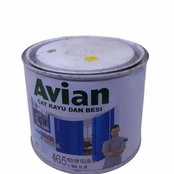 Avian cat kayu dan besi isi 1/2 kg warna lengkap cat minyak Paint