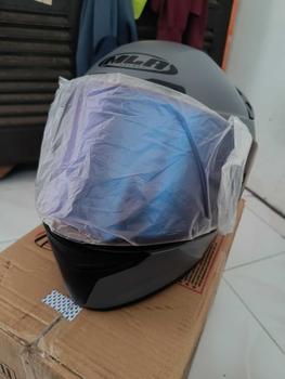 Product Review of Helm Full Face Mla  crypton tt course terbaru Soid Glosy Kaca Visor Clear Blue Red Gold/Helm Full Face Terbaru Mla Crypton SNI Original MLA (BISA COD) from z**k 1