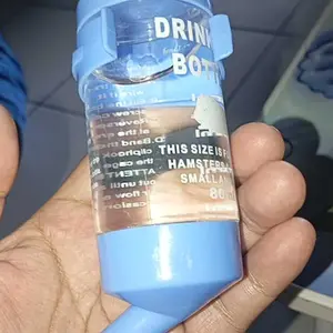 (Harga 1 Biji) Botol Minum Hamster Botol Minum Air Hewan Peliharaan Hamster Pet Bottle Bahan Plastik