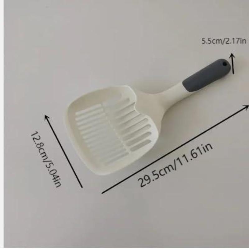 Product Introduction of Long Handle Cat Litter Scoop, Plastic Cat Litter Shovel with Fine Holes, Pet Litter Cleaning Tool, Pet Supplies for All Types Of Cat Litter 2