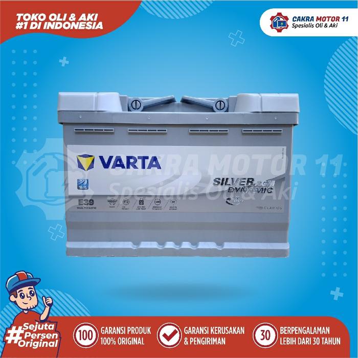 Gambar AKI JEEP PATRIOT VARTA SILVER DYNAMIC AGM 57001 70AH dari Cakra Motor 11 Kota Administrasi Jakarta Barat Tokopedia