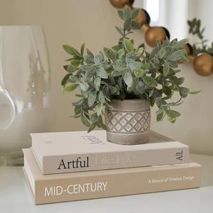Conjunto de Libros Decorativos Estéticos (2 Libros), Accesorios para la decoración del hogar, Libros Falsos Doblegables y a la Moda, Perfectos para Mesa de Centro, Estantes, Repisa de Chimenea