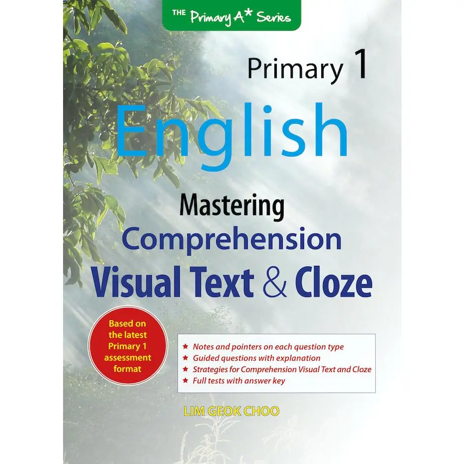 Primary 1 English Mastering Comprehension Visual Text & Cloze