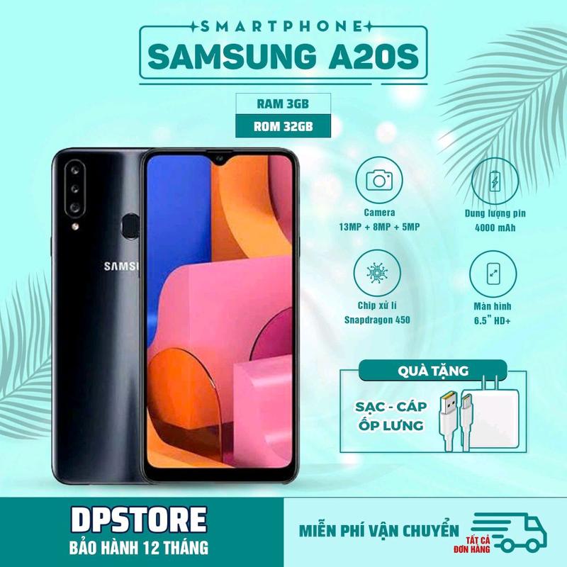 { 2nd hand } Điện Thoại Samsung Galaxy A20S Ram 3/32GB ,Màn Hình Lớn 6.65ind…