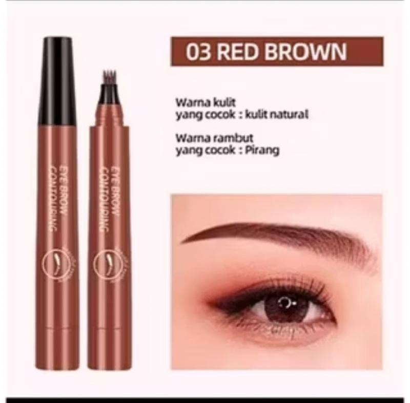 Product Introduction of Pensil Alis Tint My 4 Tip Waterproof Long Lasting Anti Luntur Coklat Eyebrow brow pencil 9