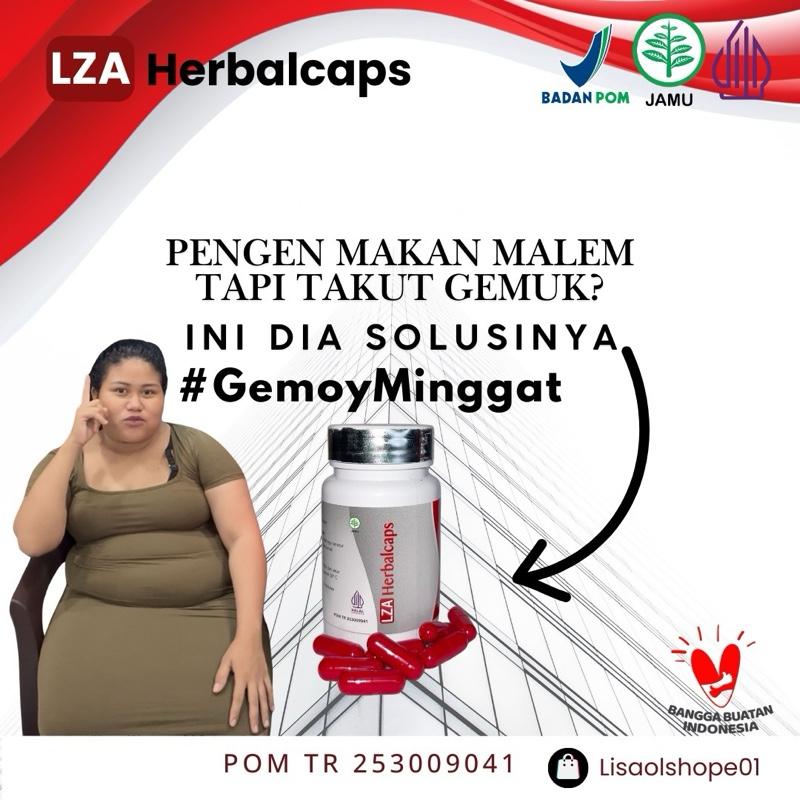 LZA Herbalcaps isi 30 BPOM kemasan baru supleman kesehatan 1