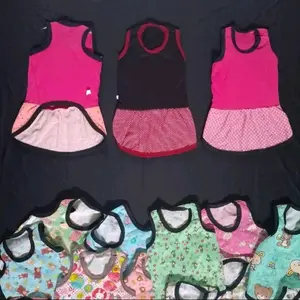 Baju hewan Singlet Kucing simpel (Sthirt/Kaos)