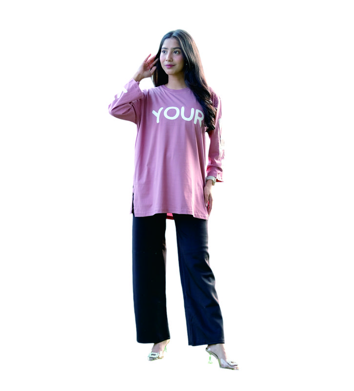 Kaos Oversize Wanita Motif Keep Your Eyes Terbaru 2024 Jumbo Kekinian / Kaos Oversize / Baju Wanita / Atasan Combed Panjang 0