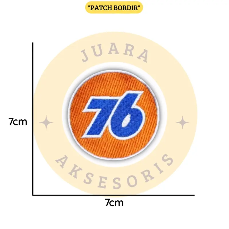 Patch Bordir Jahit Emblem Brand Populer Logo Iron Patch Aksesoris Emblem Bordir Patch 4
