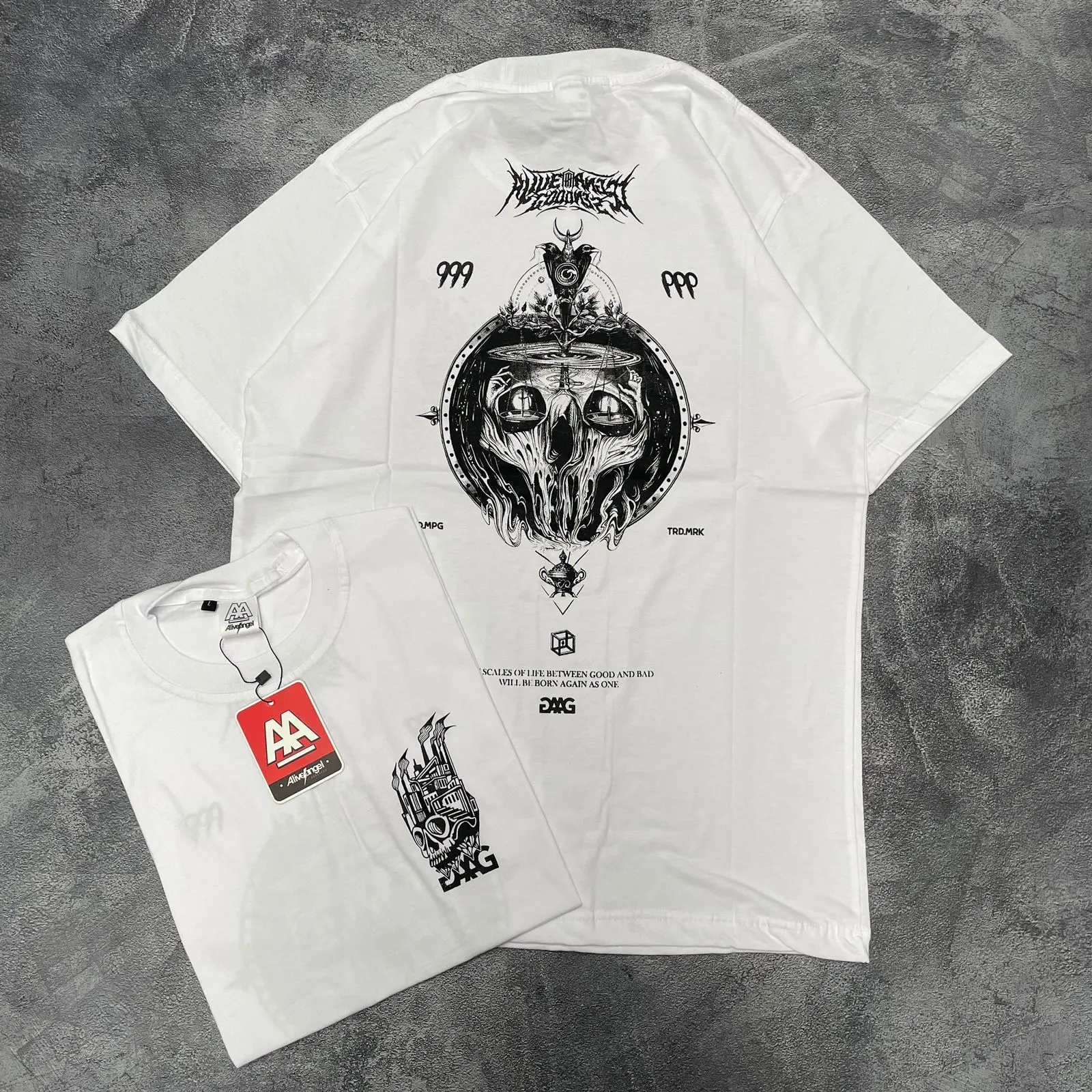 Baju Metal Tengkorak / Baju Pria / Baju Oversize / Kaos Distro Unisex Fulltag / Streetwear / Metallica