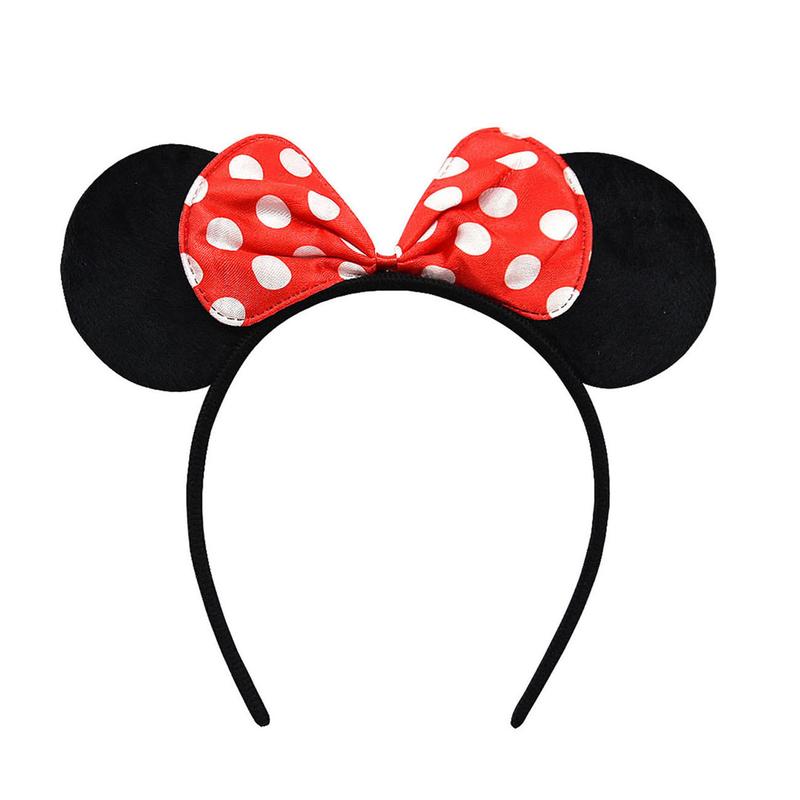Product Introduction of Girls Summer polka dot Princess dress mesh red short sleeve headband 17