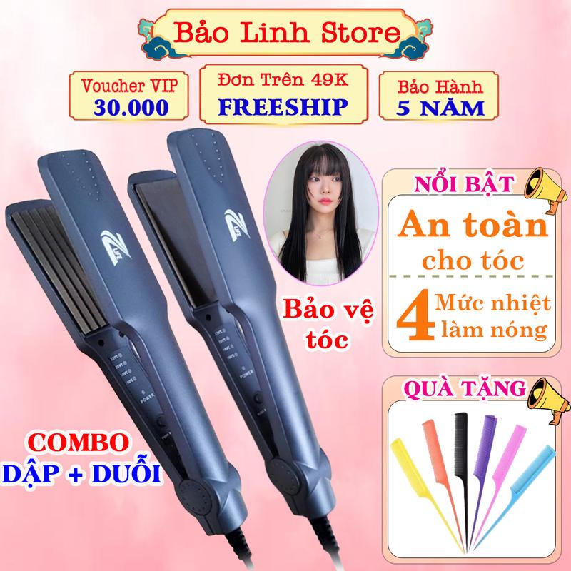 ƯU ĐÃI Máy Dập Xù Tóc Máy Bấm Phồng Chân Tóc Máy Bấm Tóc Mini Gợn Sóng Giá Rẻ bán kèm máy duỗi tóc ép tóc Women Nữ Máy Ép Tóc