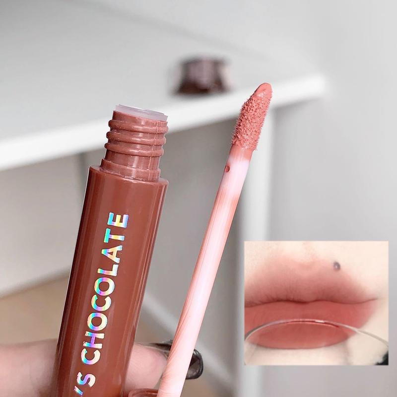 Product Introduction of 【TOP】Chocolate five lipstick set matte finish non-fading lipstick female student 10