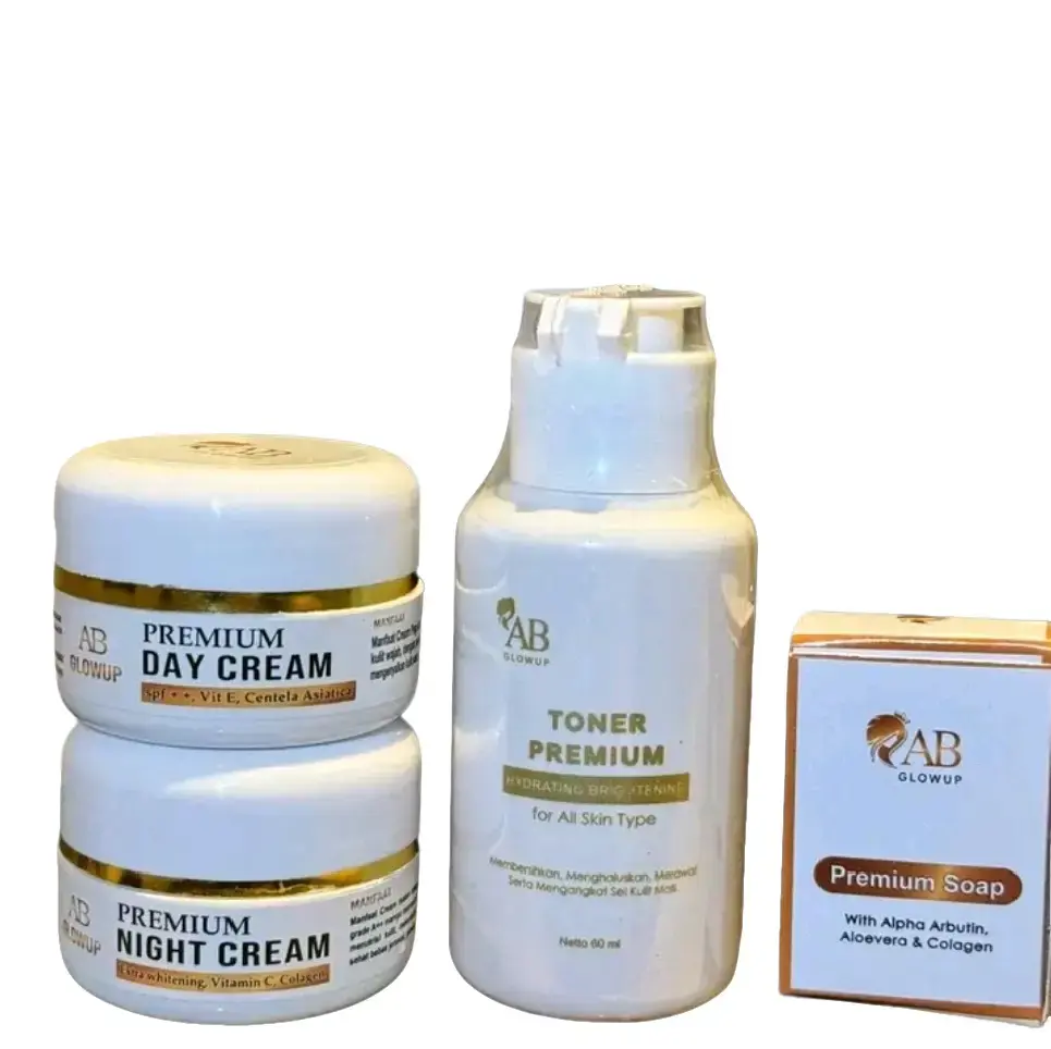 GLOW UP BY AB SKINCARE DENGAN KEMASAN TERBARU BPOM FREE GIFT Mencerahkan Wajah