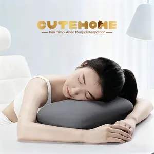 Bantal tidur memori super lembut bantal tidur kantor bantal tidur cloud touch,Bantal tidur portabel premium，Bantal tidur busa memori tekanan nol, alat bantu tidur rebound lambat untuk dewasa dan anak-anak, kantor, asrama, artefak tidur siang