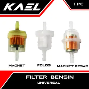 Filter Bensin Universal Bengsin Magnet Saringan Magnit Polos Besar KAEL