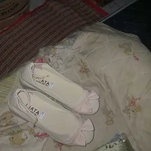 SITISHOES Sepatu Kerja Cewek Pita Elegant Mutiara Tali Gelang Kasual Heels Wanita