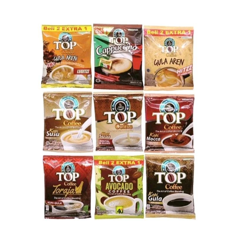 TOP KOPI Gula Aren / Avocado (1 Renceng 15 Sachet) Coffee Bubuk - Shop ...